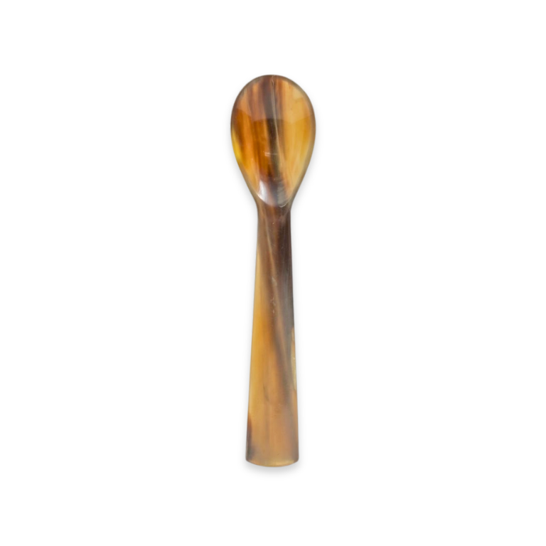 Wide Handle Horn Spoon